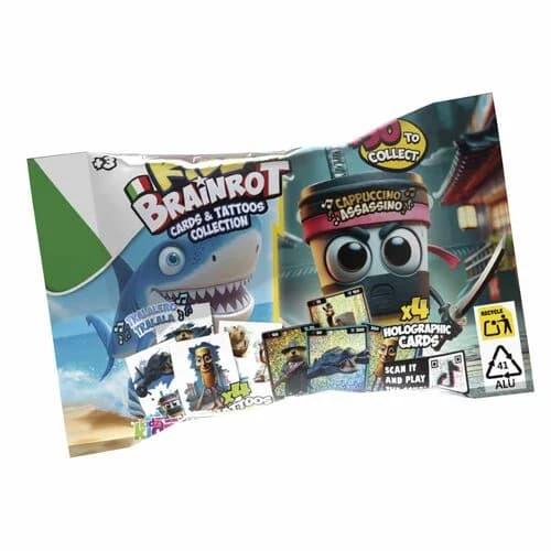 Pack 1 - Sobre cartas + Tattos Italian Brainrot - Italian