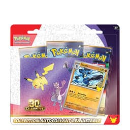 Pokémon · 30e Anniversaire - Pack Autocollant Réajustable Lucario - FR
