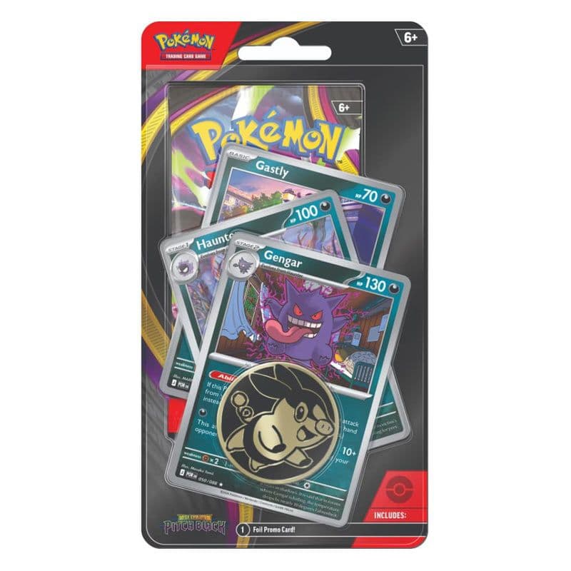 Pokémon TCG: Blíster Premium Checklane Pitch Black (1 Ud Surtido) — Inglés