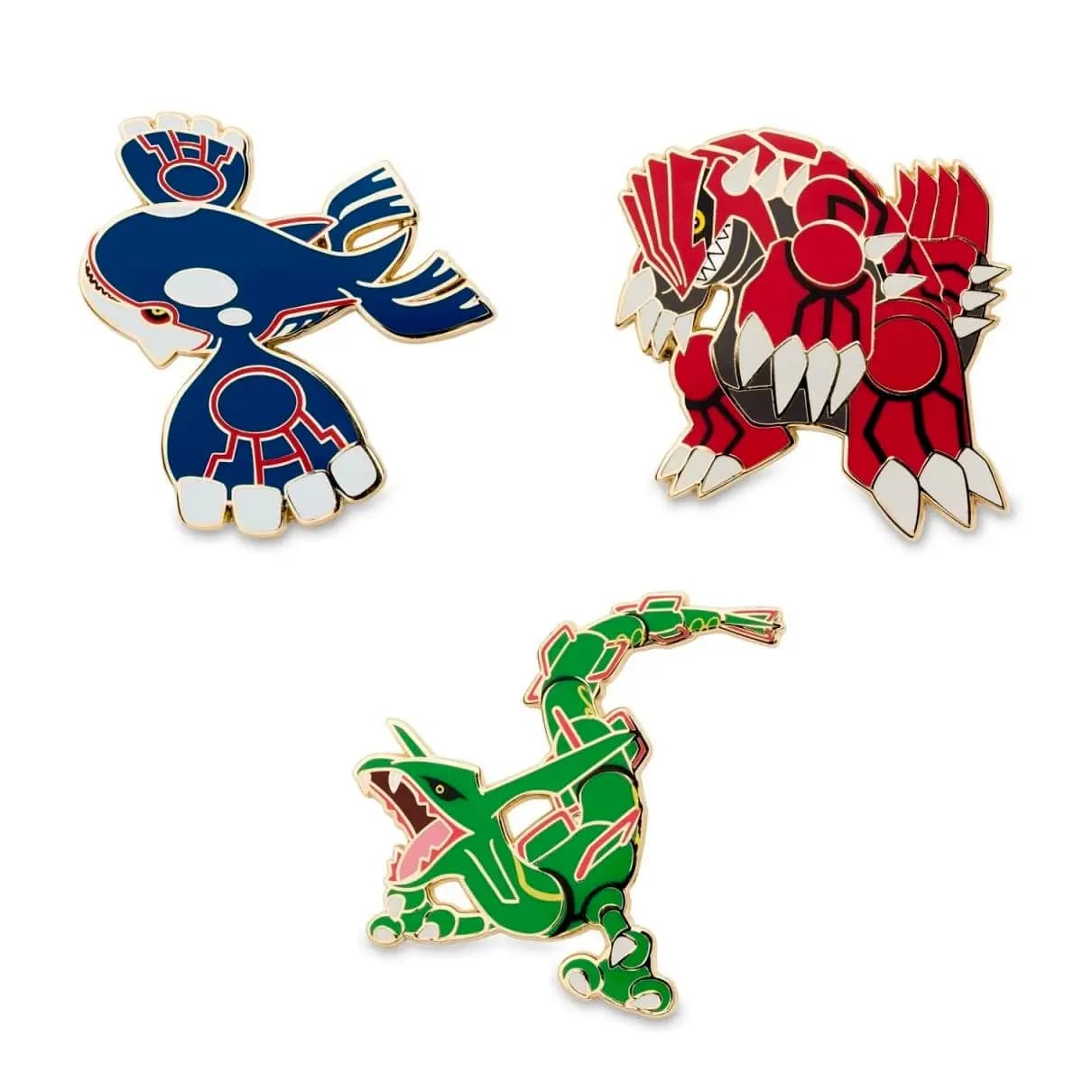 PRO SIN LÍMITES - 3 Pin - Kyogre, Groudon & Rayquaza - Pokemon Center
