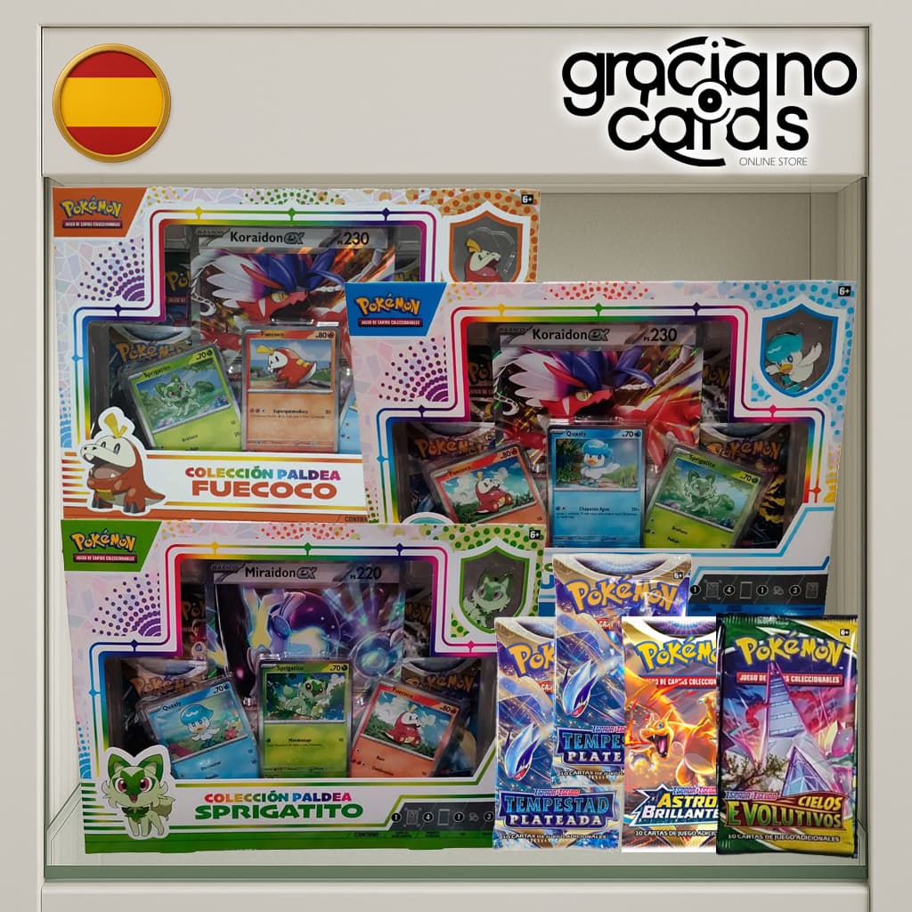Colección Paldea Pin | Cartas Pokémon | 2023 — Español / unidad-aleatoria