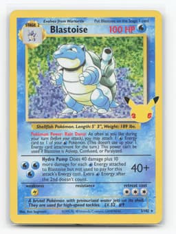 Blastoise 2 - Celebrations: Classic Collection — Inglés