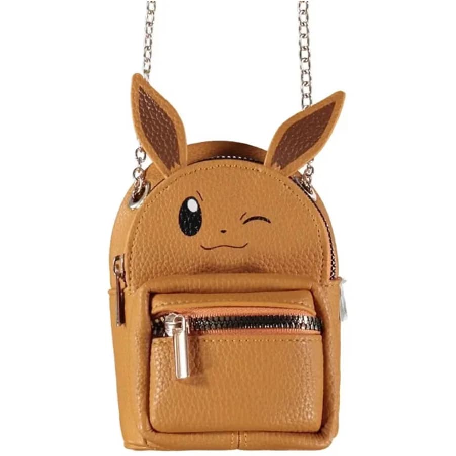 Bolso Pequeño - Eevee parte Forntal estilo piel - Licencia Pokemon