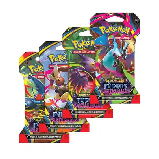 Blister Fuegos Fantasmales Pokemon TCG - 1 blisters - KuriGames TCG