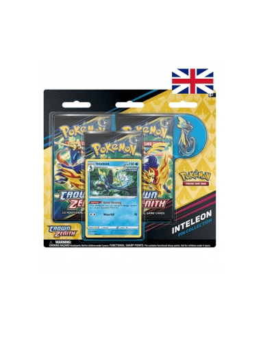 POKEMON CROWN ZENITH PIN COLLECTION INTELEON - ENG
