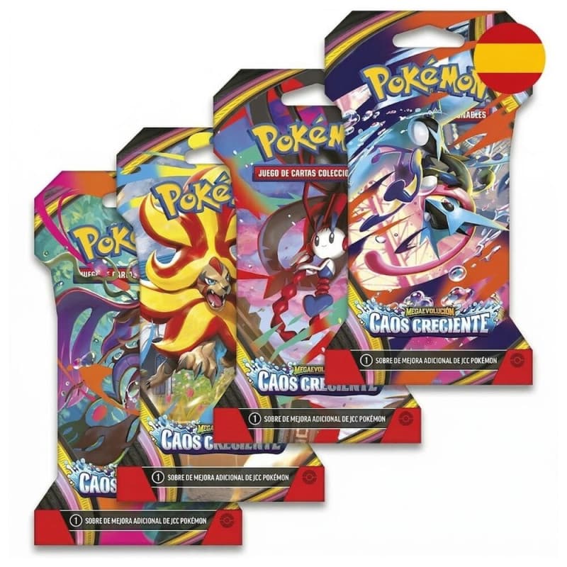 Sobres Carton Pokemon Caos Creciente Español