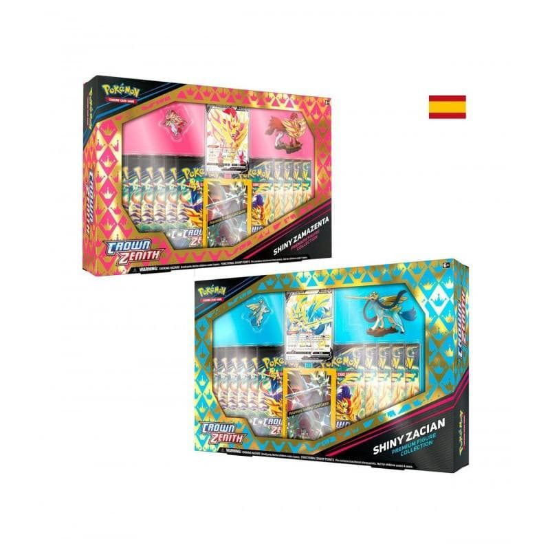 Caja de Colección de Cartas Zacian y Zamazenta Shiny Pokémon Espada y Escudo Español