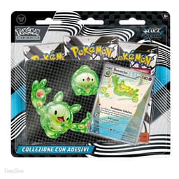 Pokémon Collezione Luce Nera con Adesivo Solosis, Duosion e Reuniclus - ITA