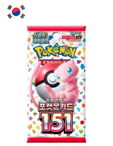 Sobres Pokémon 151 en Coreano