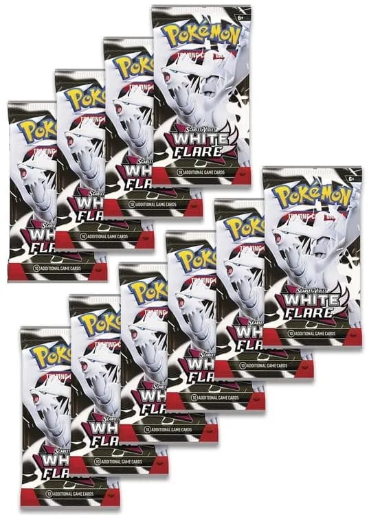 10 Booster Pakker fra SV10.5 White Flare — Inglés