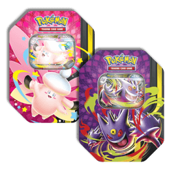 Pokémon TCG:  Latas  Summer '26 - Mega Gengar + Mega Clefable — Español / Mega Clefable Ex
