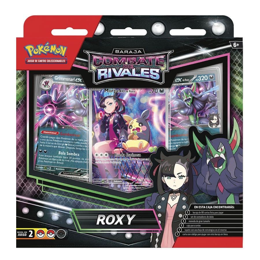Pokémon JCC: Baraja de Combate de Rivales - Roxy — Español