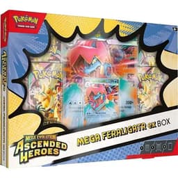 POKEMON TCG: ASCENDED HEROES - MEGA FERALIGART EX BOX - ESPAÑOL