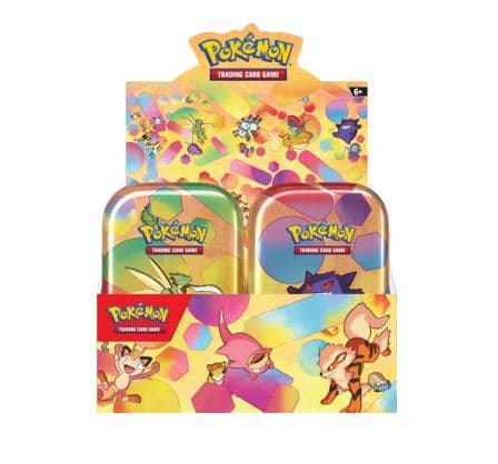 Pokemon Scarlet & Violet 151 Mini Tin Display (10pc) — Inglés