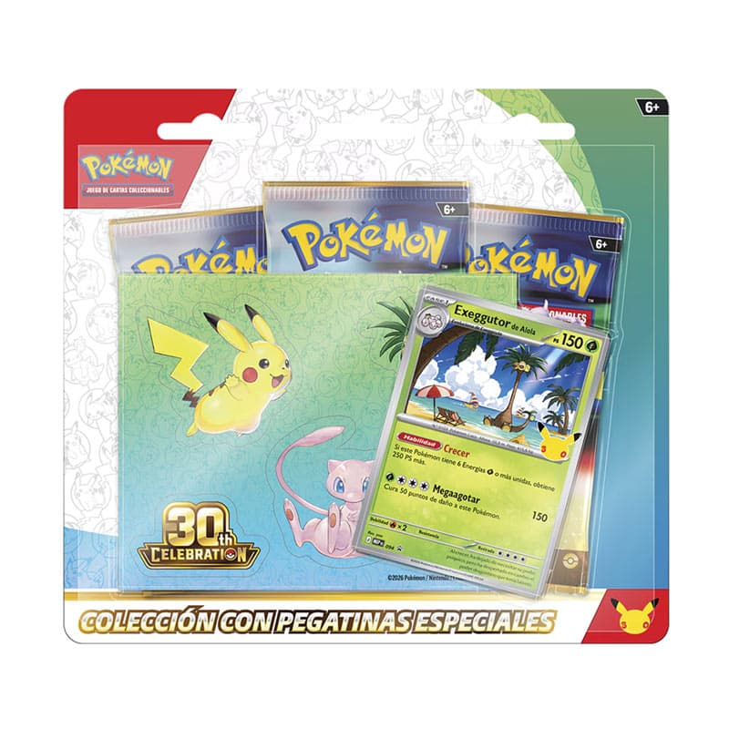 Pokémon JCC: Celebración 30 Aniversario - Colección con Pegatinas Especiales (1 Ud Surtido) — Español