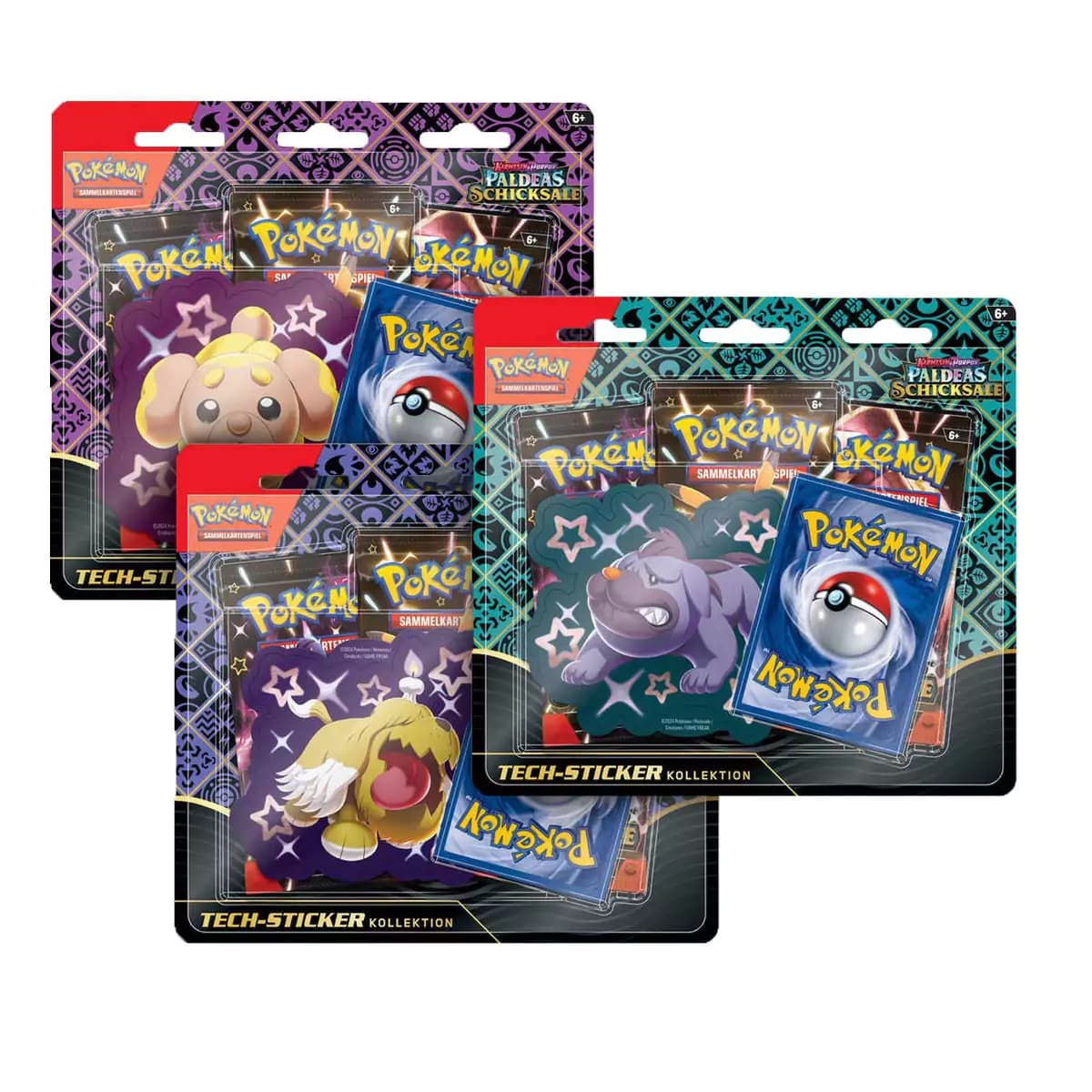 Pokémon Paldeas Schicksale Tech-Sticker-Kollektion DE