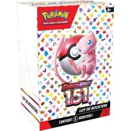 Lot de 6 boosters Pokémon 151 – Écarlate et Violet [FRANS]