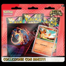 Collezione Con Adesivi Ascesa Eroica Charmander 3 Bustine (ITA)