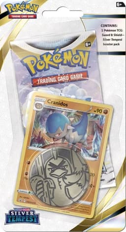 Pokemon TCG Silver Tempest (SIT) Checklane Blister — Cranidos — Inglés