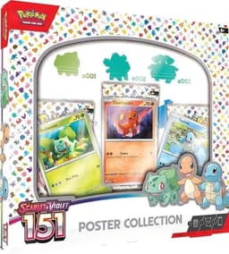 Pokemon Collezione Starter 151 con Poster ENG