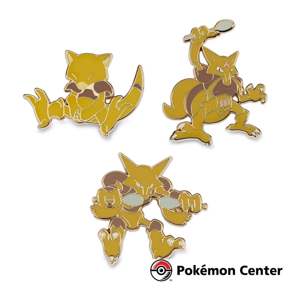 Pin - Abra, Kadabra & Alakazam - Pokemon Center - Cartas Pokemon Originales Tcg