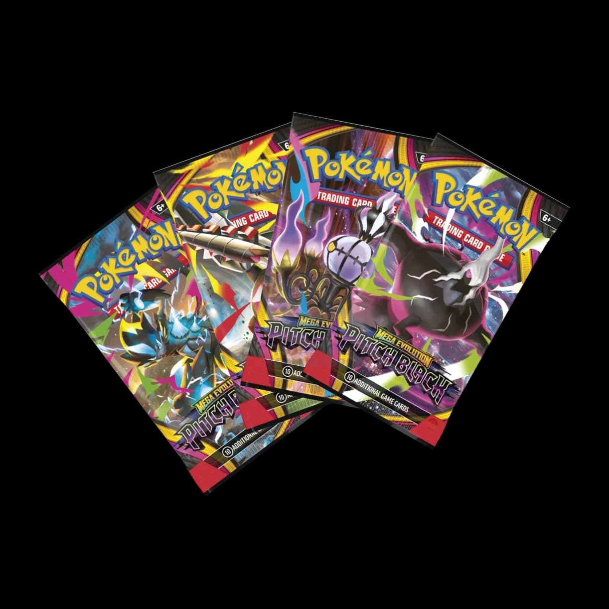 Pack de 4 sobres Pokémon Oscuridad Absoluta Español