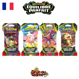 Pokémon - Art Set de 4 Boosters Blister ME03 - Méga-Évolutions : Équilibre Parfait