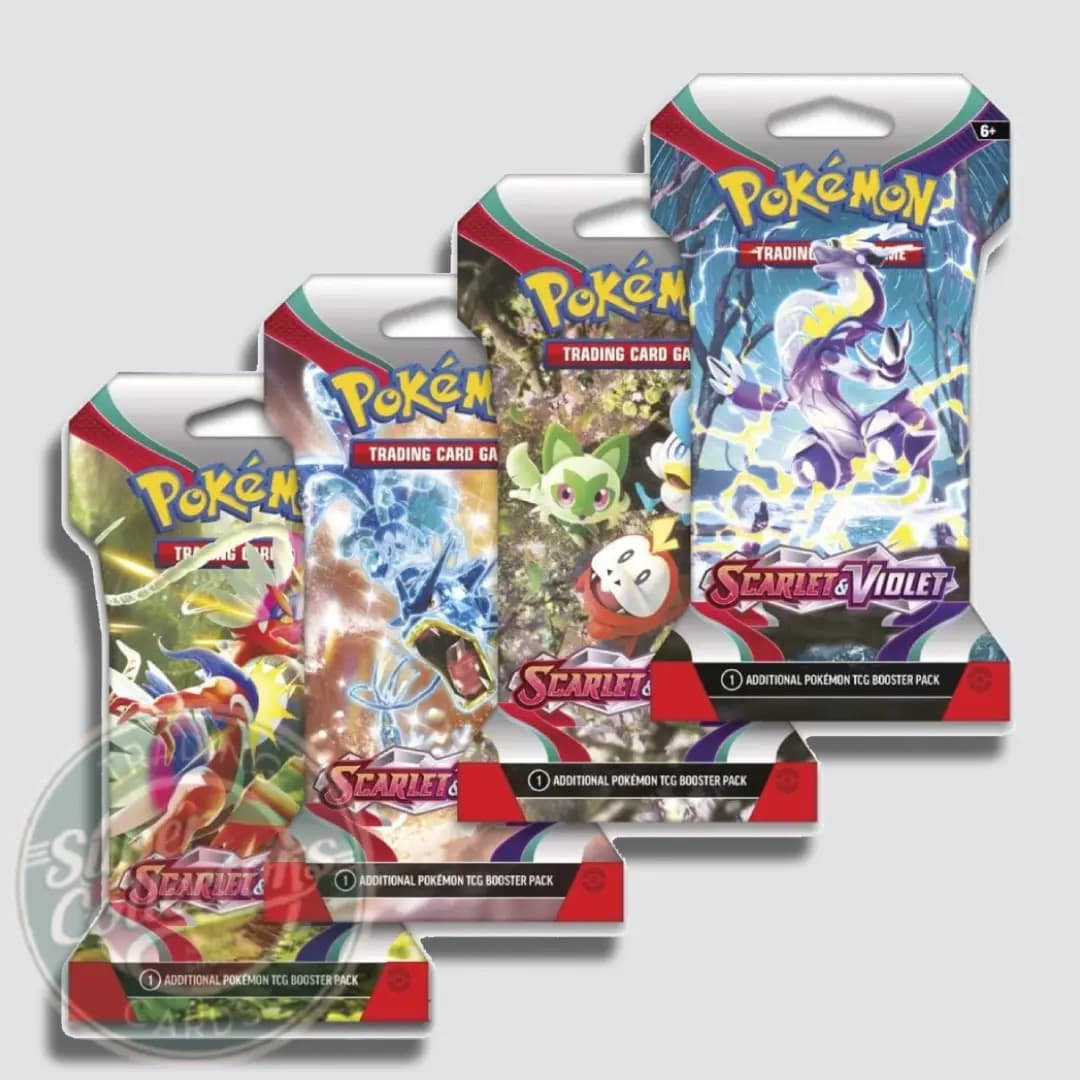 Pokémon Scarlet &amp; Violet - Sleeved Booster (Inglés)