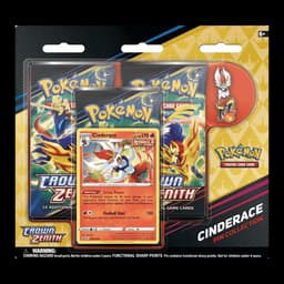 Pokemon TCG Crown Zenith (CRZ) Pin Collection — Cinderace — Inglés