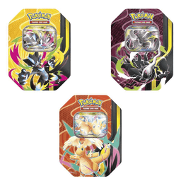 Pokémon TCG Lata Megapotencia EX Megaevolución Oscuridad Absoluta Surtida +6 años