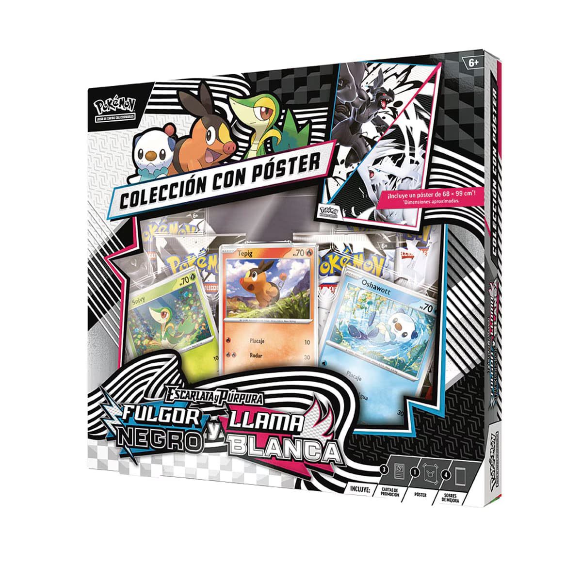 Carta coleccionable Caja Colección con Poster Pokemon  Bandai