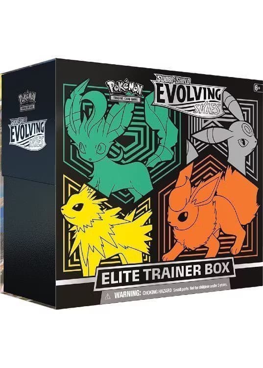 Elite Trainer Box - Leafeon, Umbreon, Jolteon & Flareon - SWSH Evolving Skies — Inglés