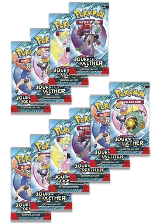 10 Booster Pakker fra SV09 Journey Together — Inglés