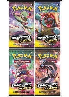 Booster Pack full artwork set (4 stk.) fra SWSH Champion’s Path — Inglés