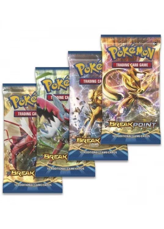 Booster Pack full artwork set (4 stk.) fra XY BREAKpoint. — Inglés