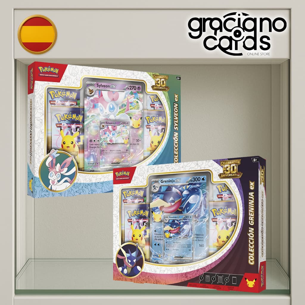 Caja Celebración 30 Aniversario EX | Cartas Pokémon | 2026 — Español / unidad-aleatoria