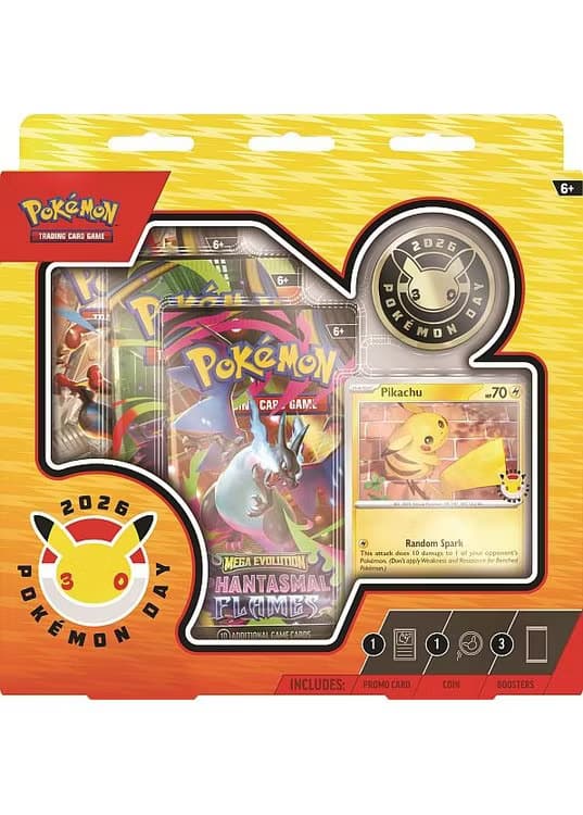 Pokemon Day 2026 Collection - ME02 Phantasmal Flames — Inglés