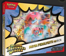 Caja premium Héroes ascendentes Mega ex — Mega feraligart