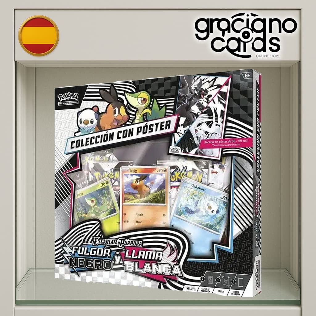 Poster Collection Blanco y Negro | Cartas Pokémon | 2025 — Español
