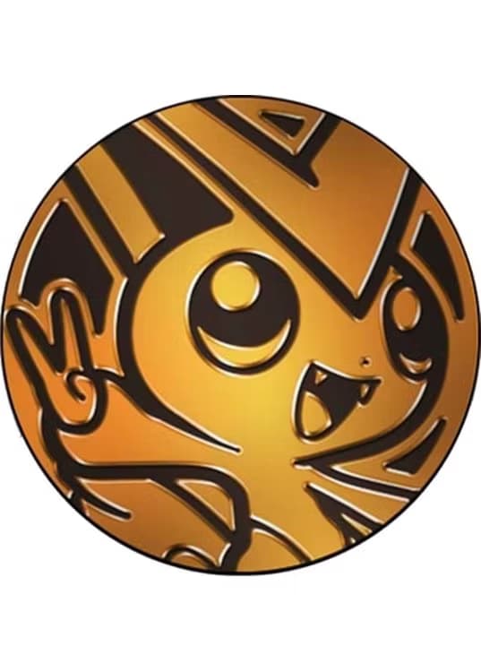 Victini Pokemon mønt (Bronze - Mirror Holo) - Stor