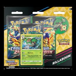 Pokemon TCG Crown Zenith (CRZ) Pin Collection — Rillaboom — Inglés