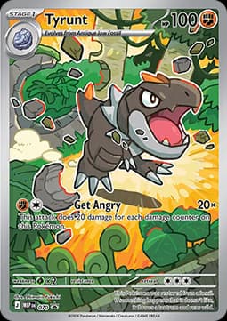 070 Tyrunt - Mega Evolution Black Star Prom Card — ETB Promo