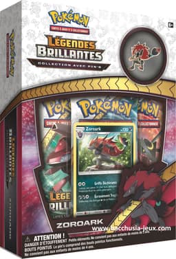 Coffret Pokemon pin's collector - Zoroark - Légendes brillantes SL3.5