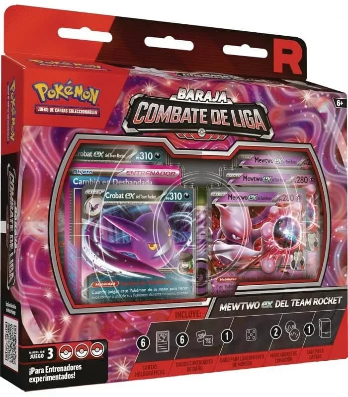 Pokemon TCG Mewtwo League Battle - Mazo preconstruido - Español