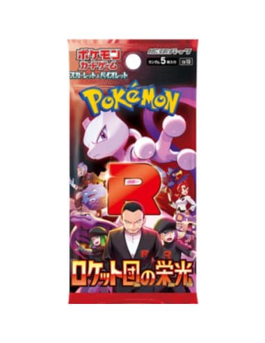 Pokémon Escarlata y Púrpura 10 Glory of Team Rocket Rivales Predestinados: Sobre (5 Cartas) Japonés