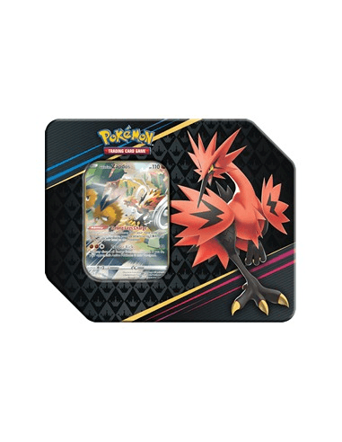 POKEMON CROWN ZENITH TIN 7" - GALARIAN ZAPDOS - ENG
