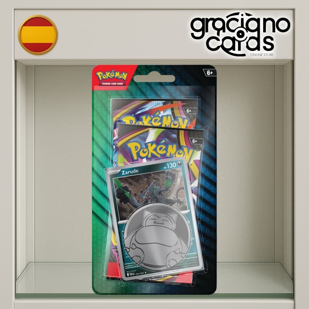 Blister 2 sobres Moneda Snorlax | Cartas Pokémon | 2026