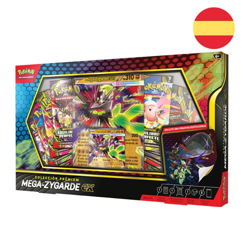 Pack 8 Sobres Pokemon Equilibrio Perfecto Ex Mega-Zygarde Español