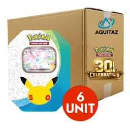 Pokémon Mega: 30th Celebration Sylveon ex (S) Tin Case (6 ST) (ENG)
