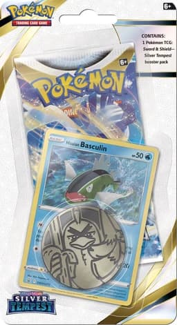 Pokemon TCG Silver Tempest (SIT) Checklane Blister — Hisuian Basculin — Inglés